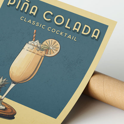 Pina Colada - Classic Cocktail Poster