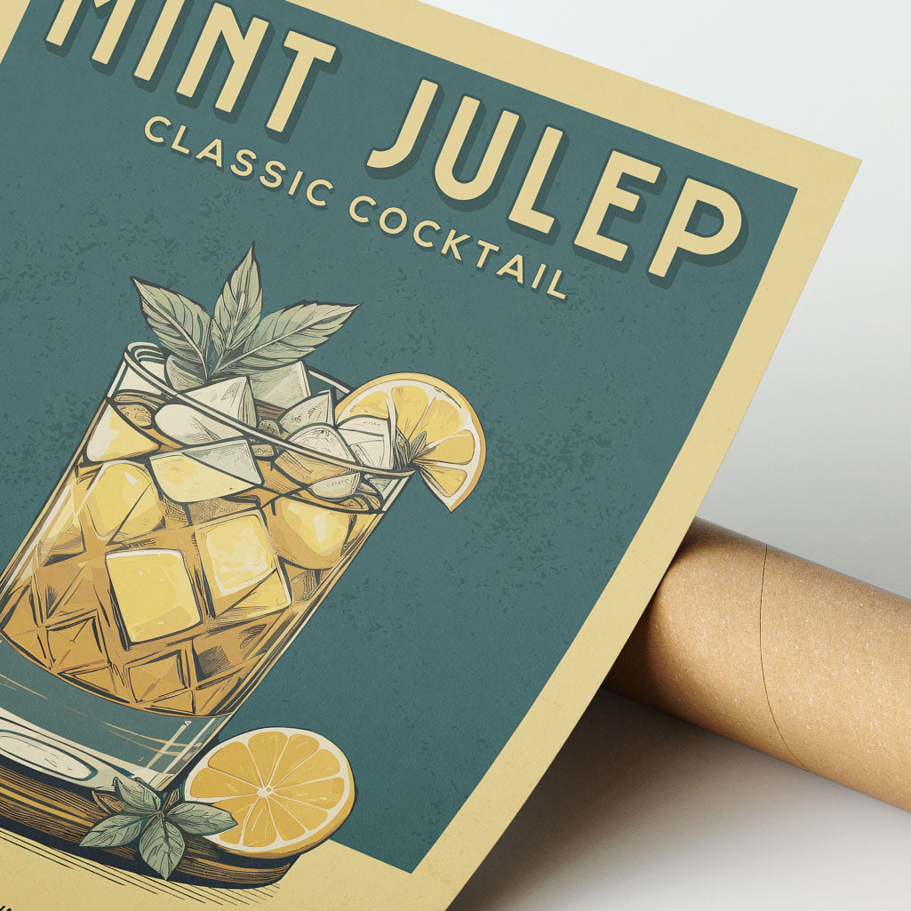 Mint Julep - Classic Cocktail Poster