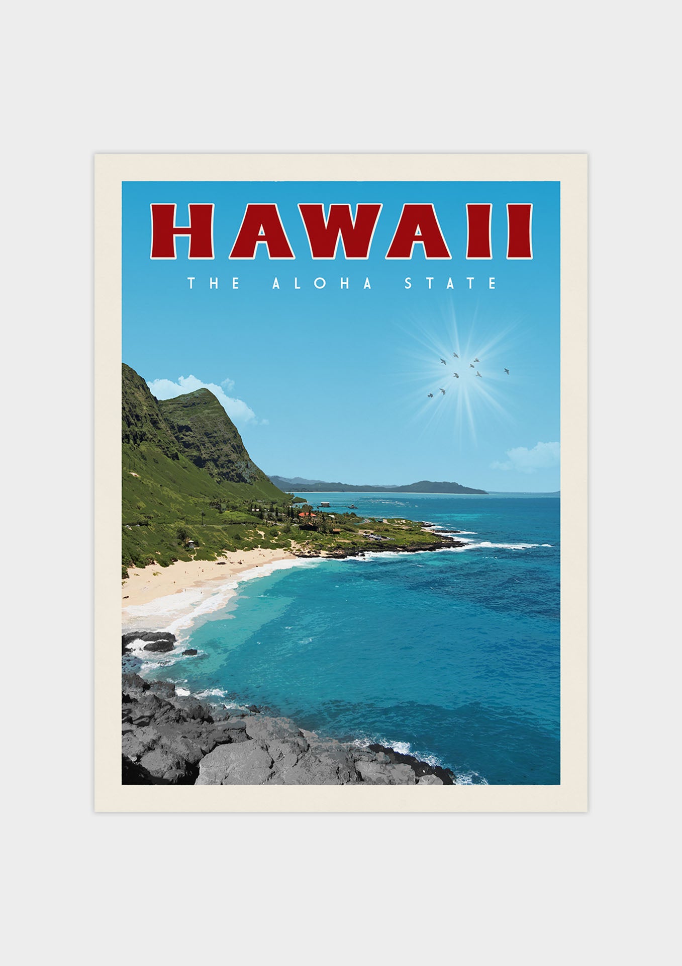 Hawaii Vintage Wall Art Travel Poster | Vintaprints