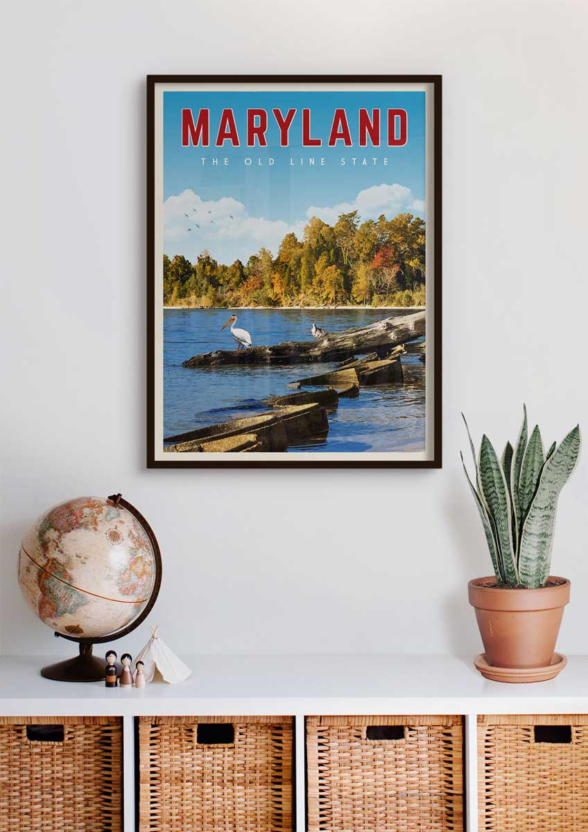 Maryland - Vintage Travel Poster