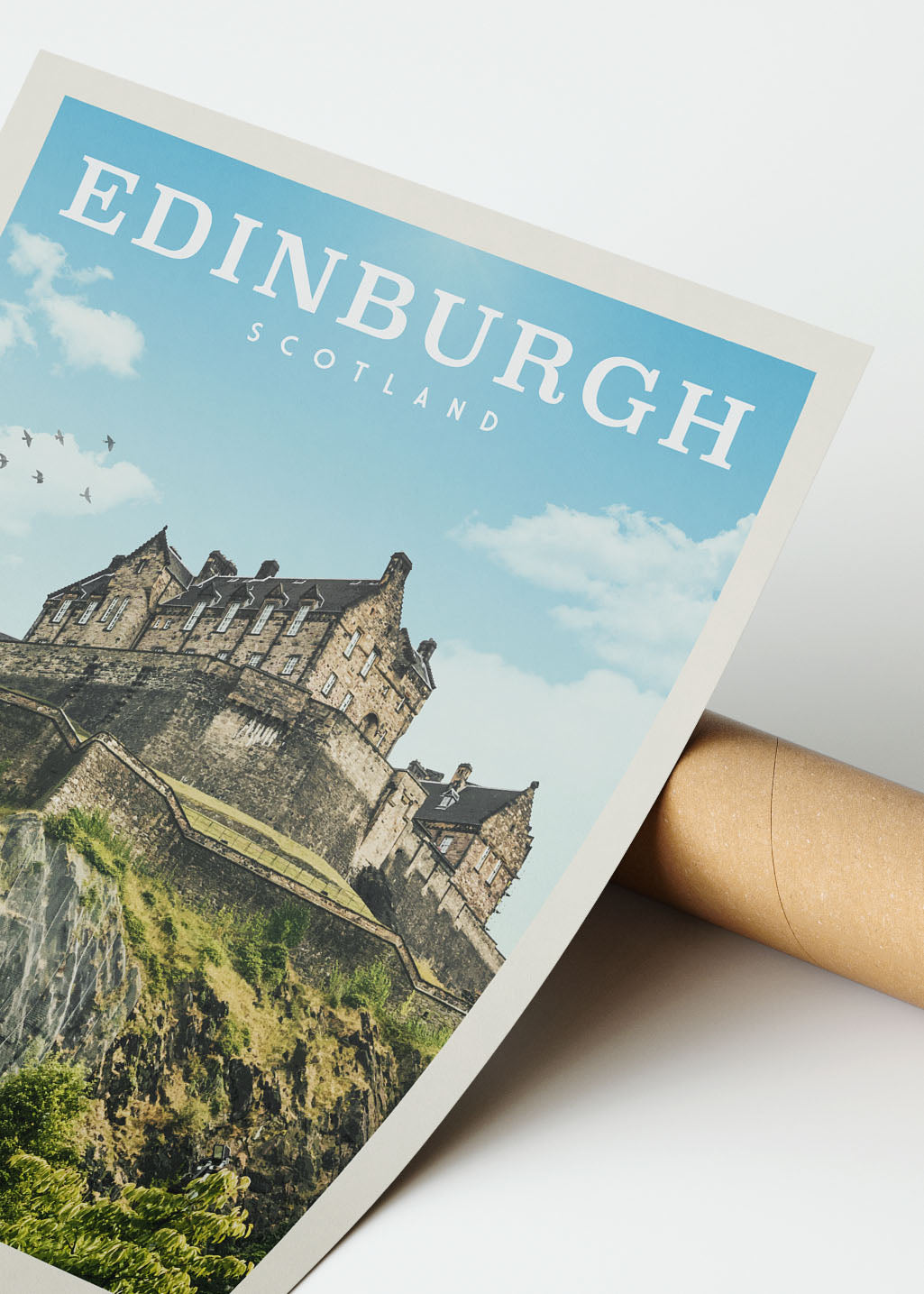 Edinburgh, Scotland - Vintage Travel Print - Vintaprints