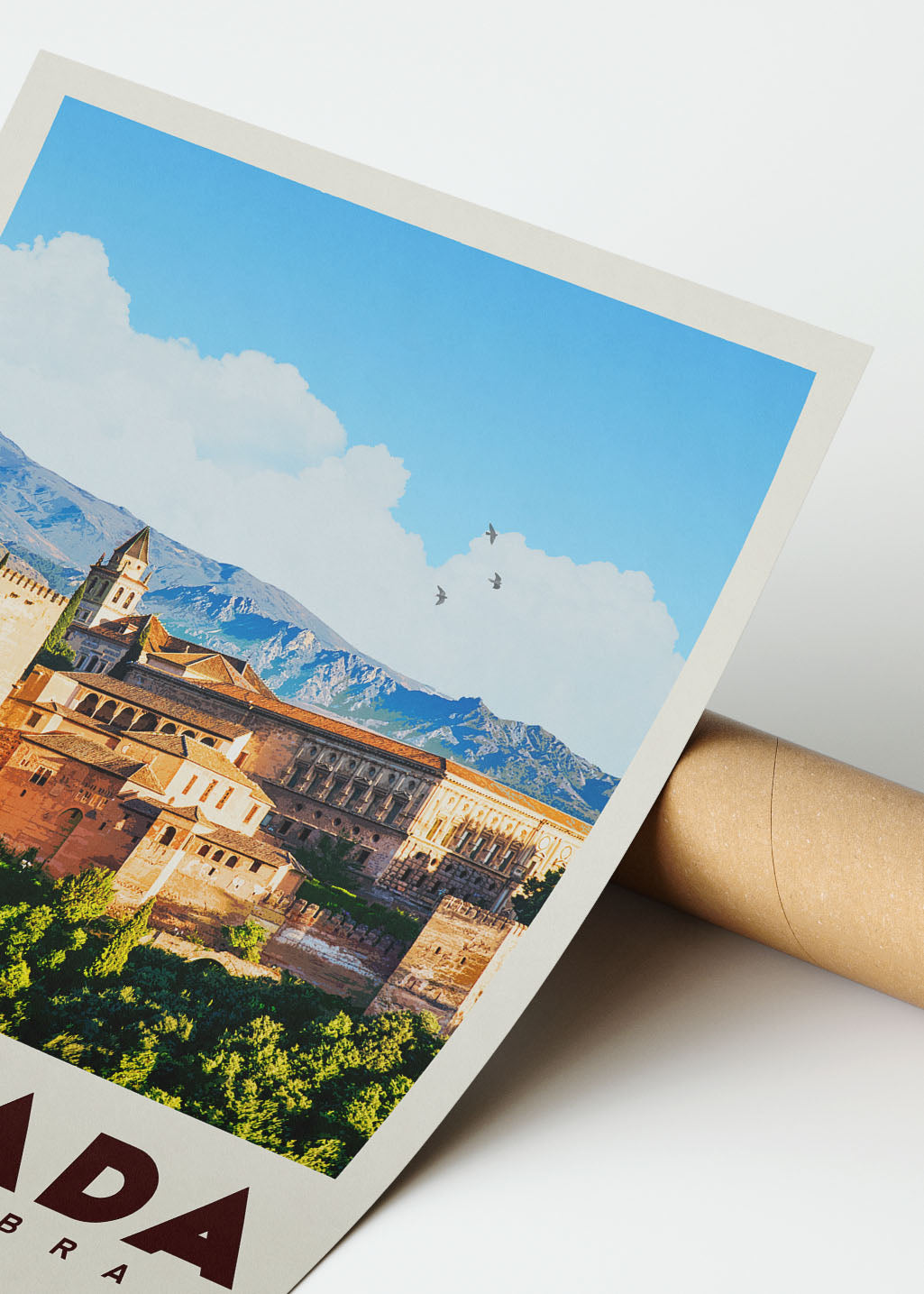 Granada, Spain - Vintage Travel Print - Vintaprints