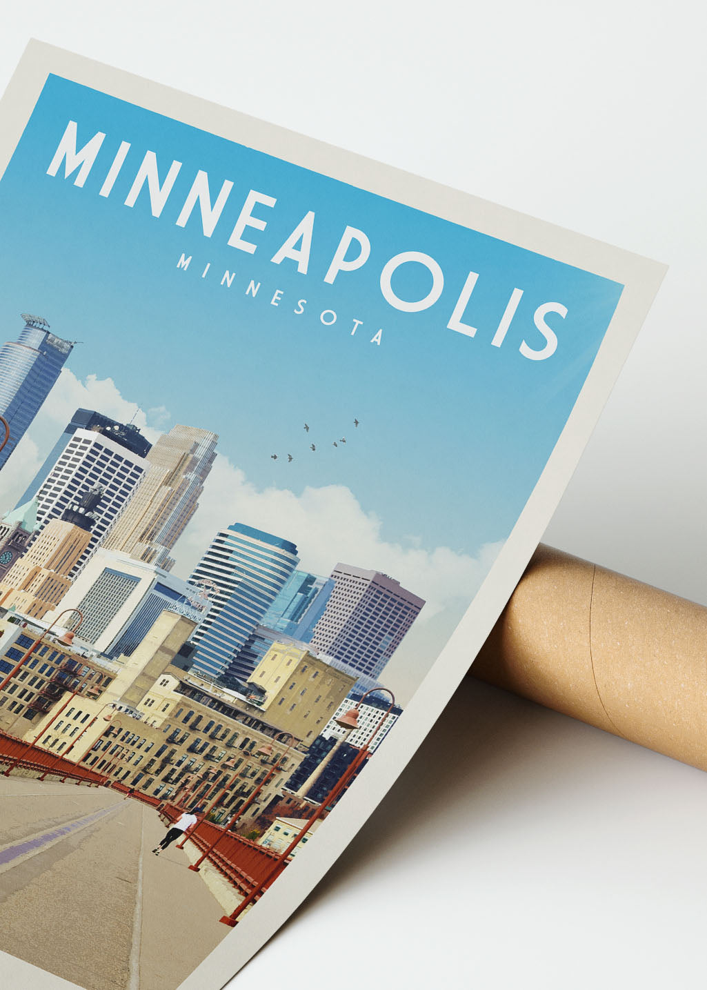 Minneapolis, Minnesota - Vintage Travel Print - Vintaprints