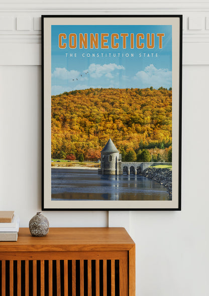 Connecticut - Vintage Travel Poster