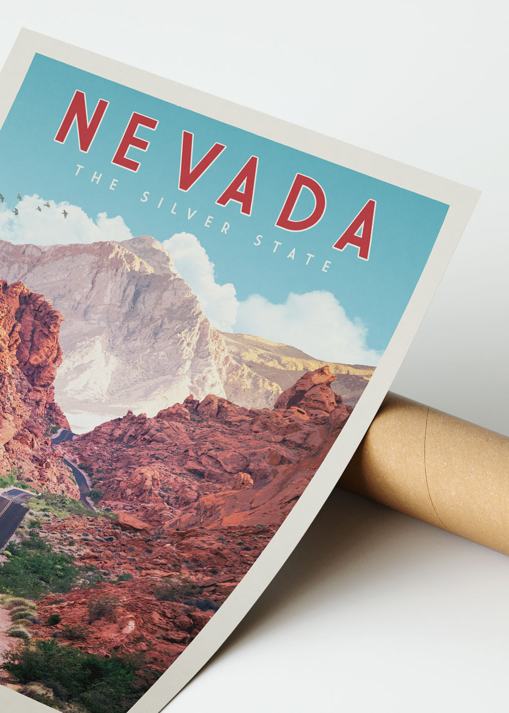 Nevada - Vintage Travel Print - Vintaprints