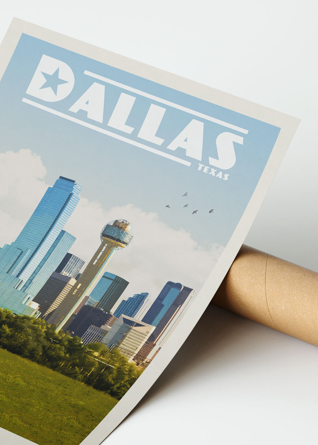 Dallas, Texas - Vintage Travel Poster