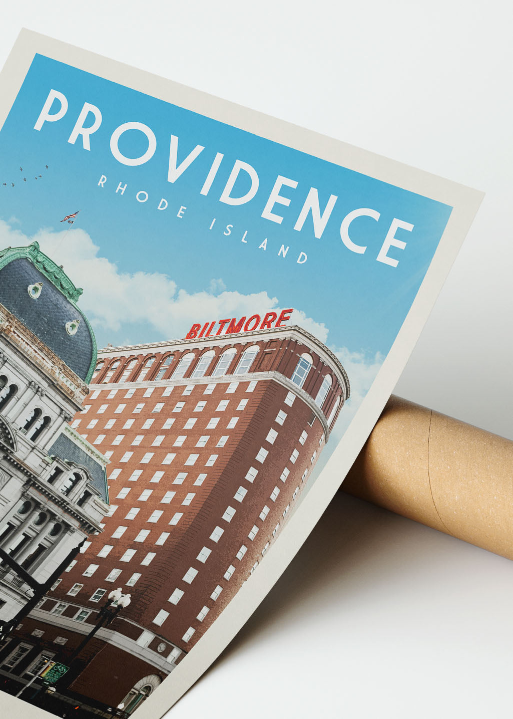 Providence, Rhode Island - Vintage Travel Poster