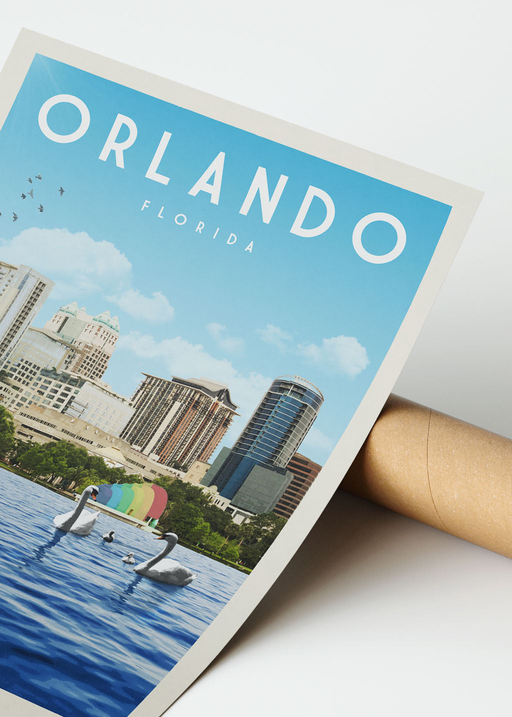 Orlando, Florida - Vintage Travel Print - Vintaprints