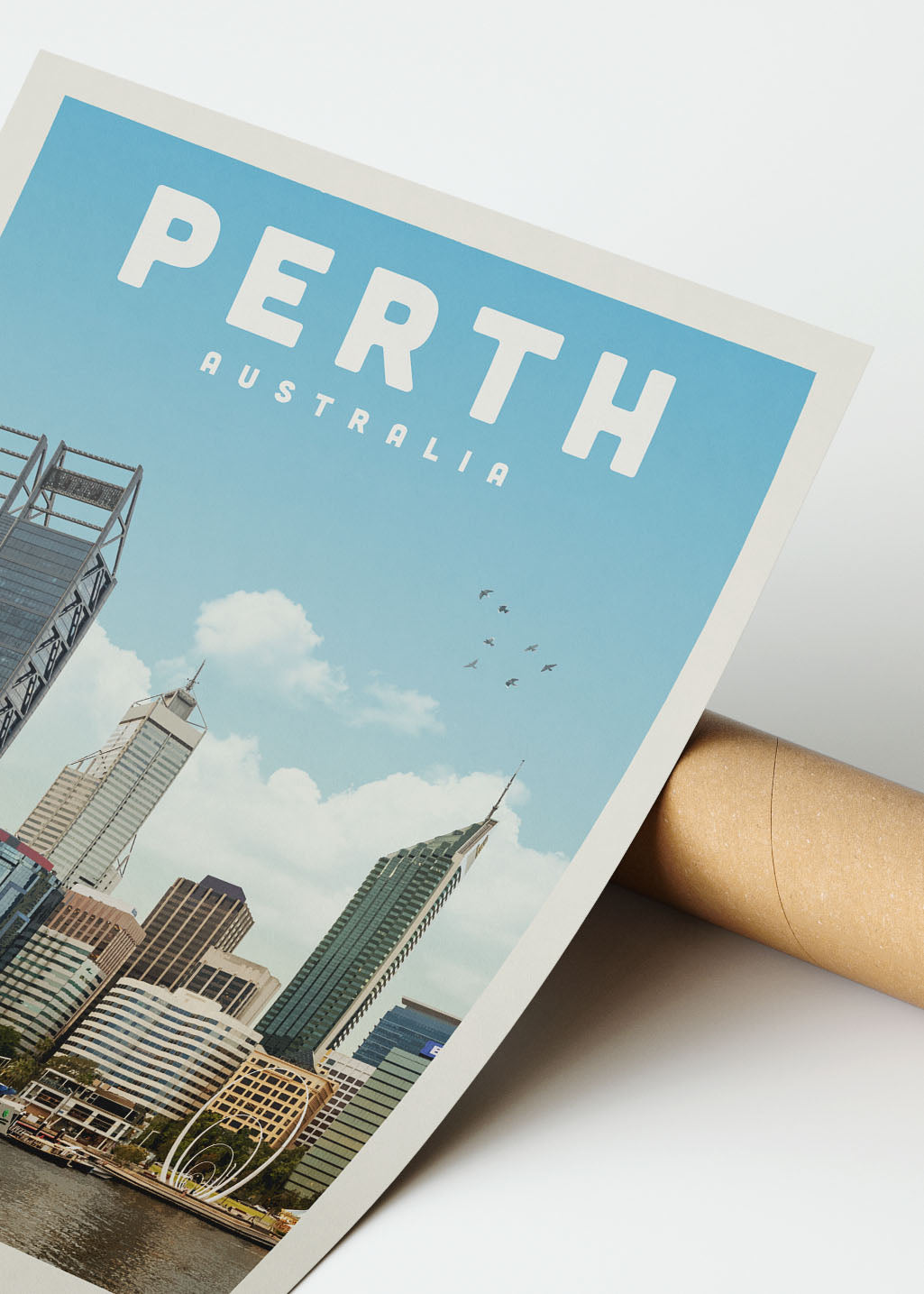 Perth, Australia - Vintage Travel Print - Vintaprints