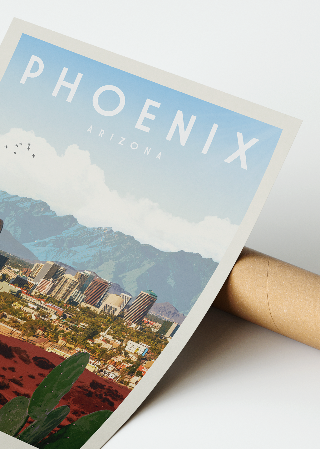 Phoenix, Arizona - Vintage Travel Poster