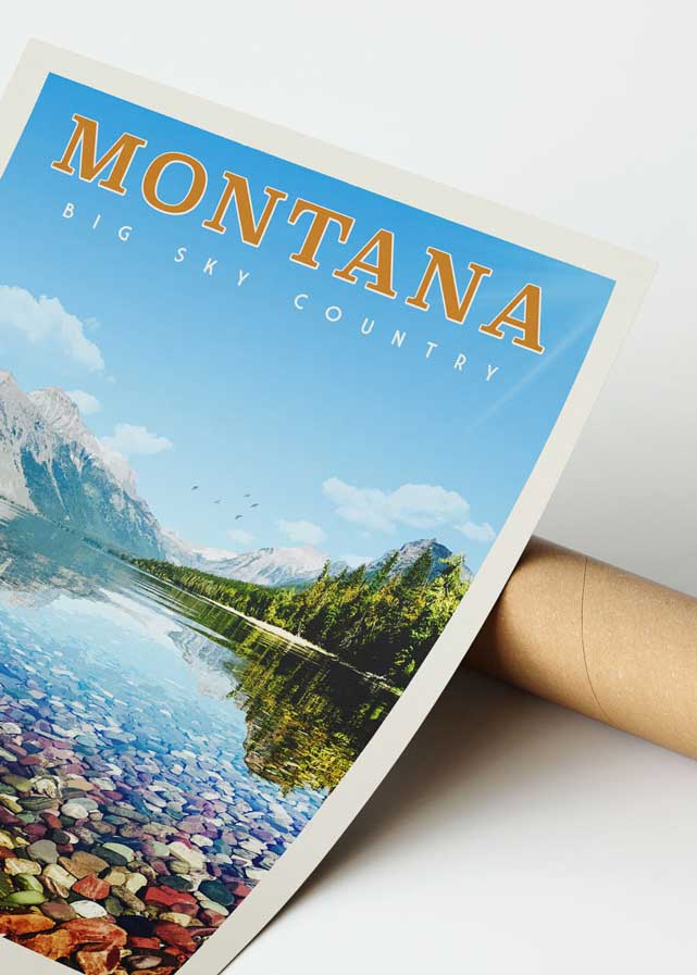 Montana - Vintage Travel Poster