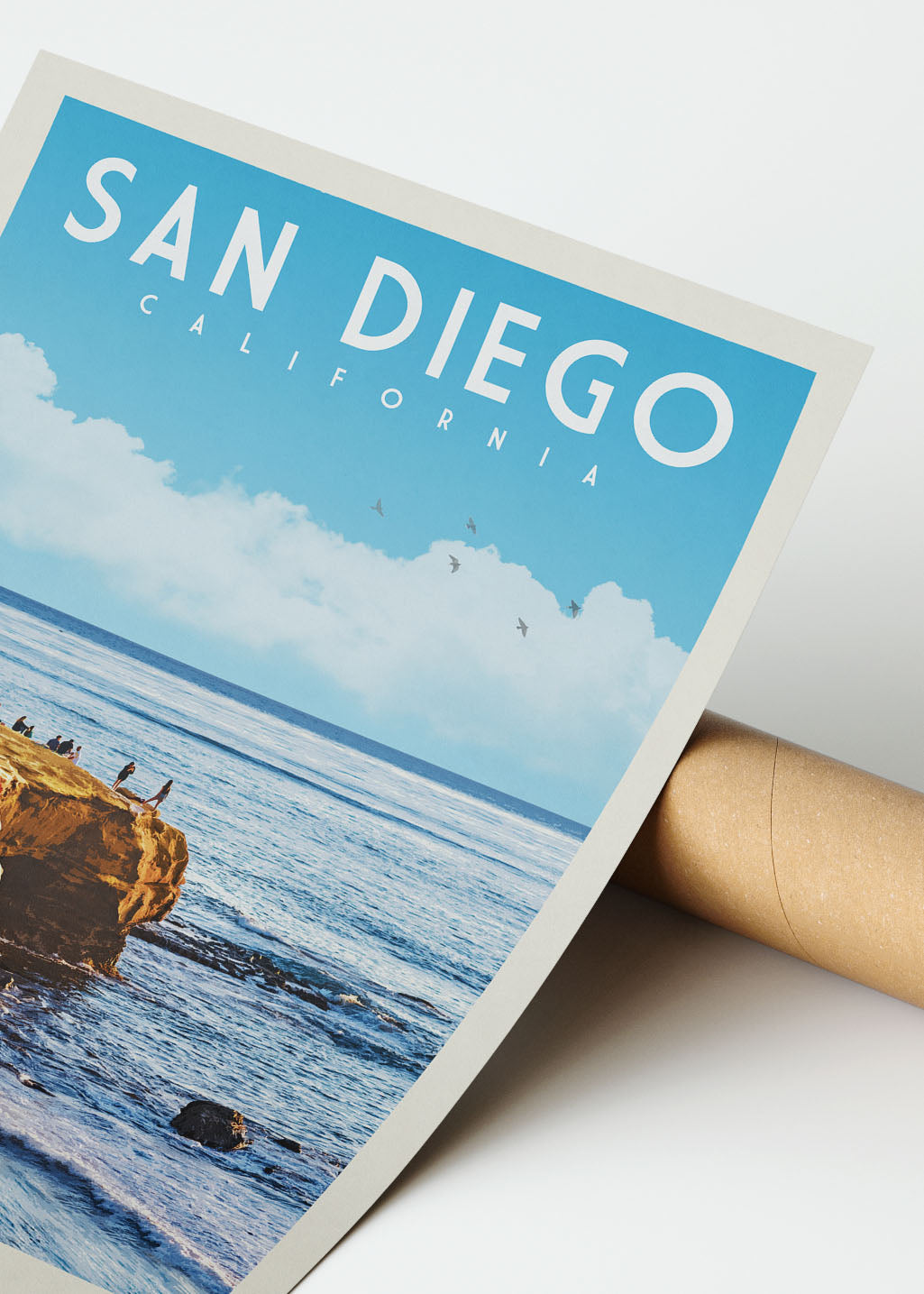 San Diego, California - Vintage Travel Print - Vintaprints