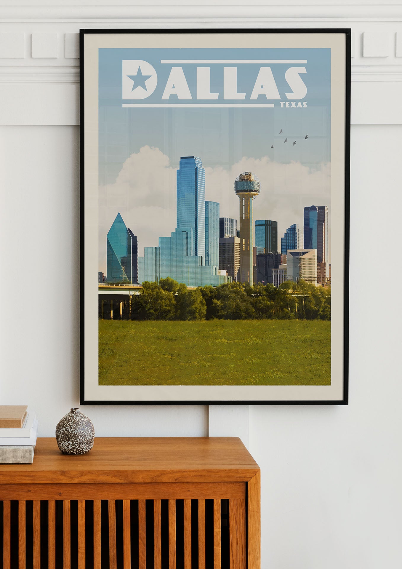 Dallas, Texas - Vintage Travel Poster