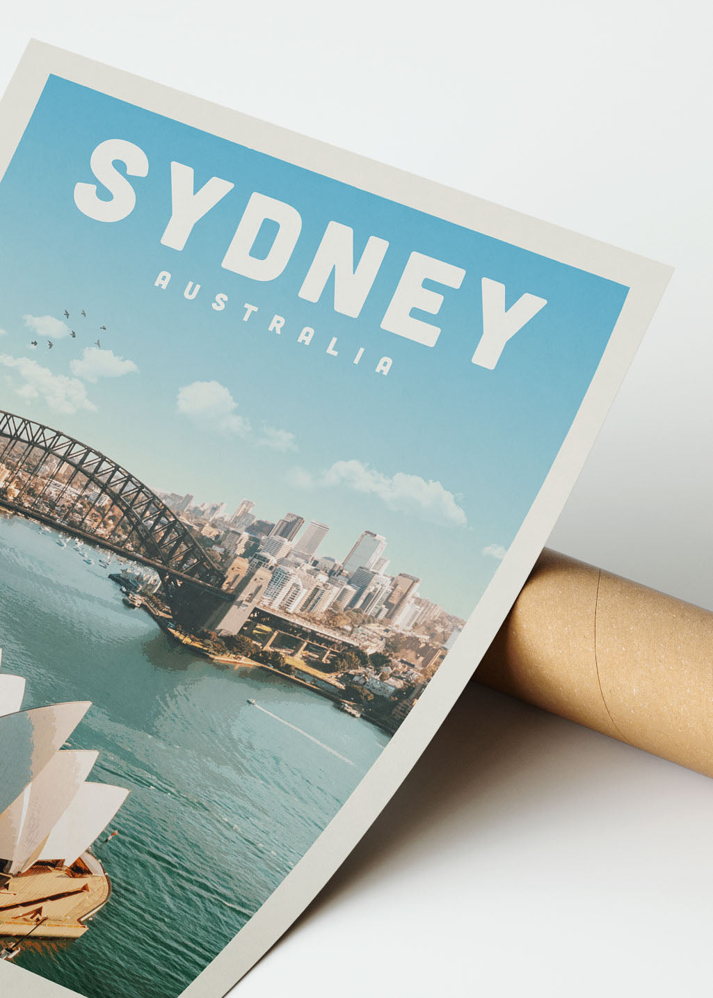 Sydney, Australia - Vintage Travel Print