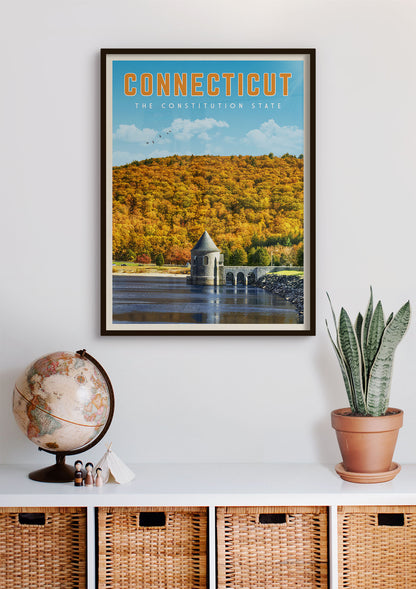 Connecticut - Vintage Travel Poster