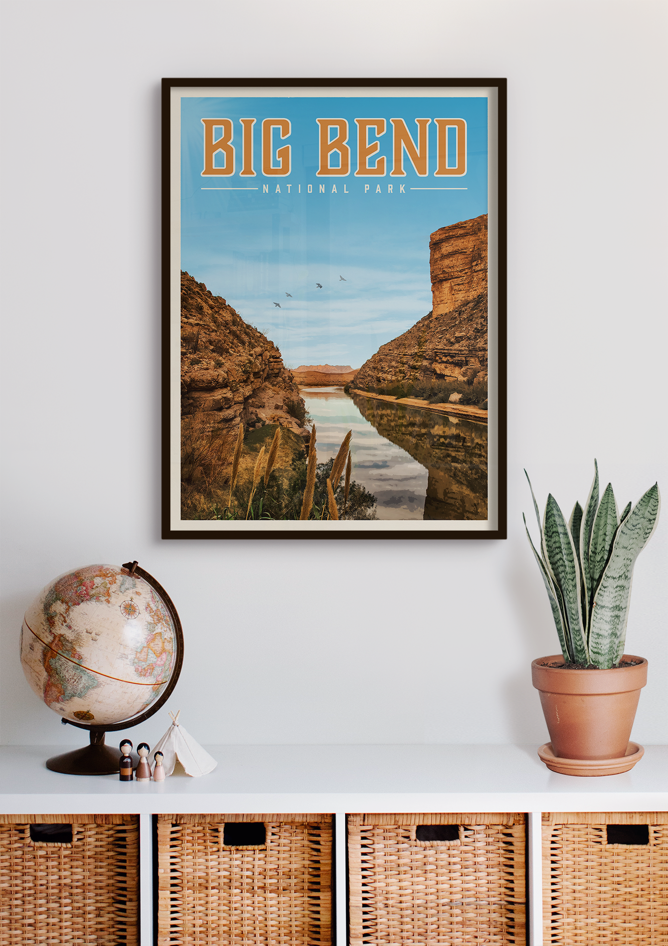 Big Bend Vintage National Park Poster