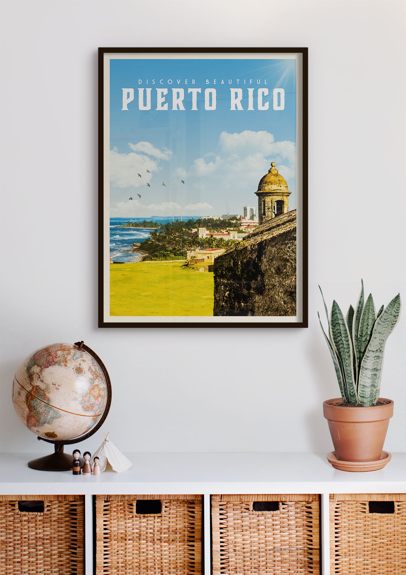 Puerto Rico - Vintage Travel Print