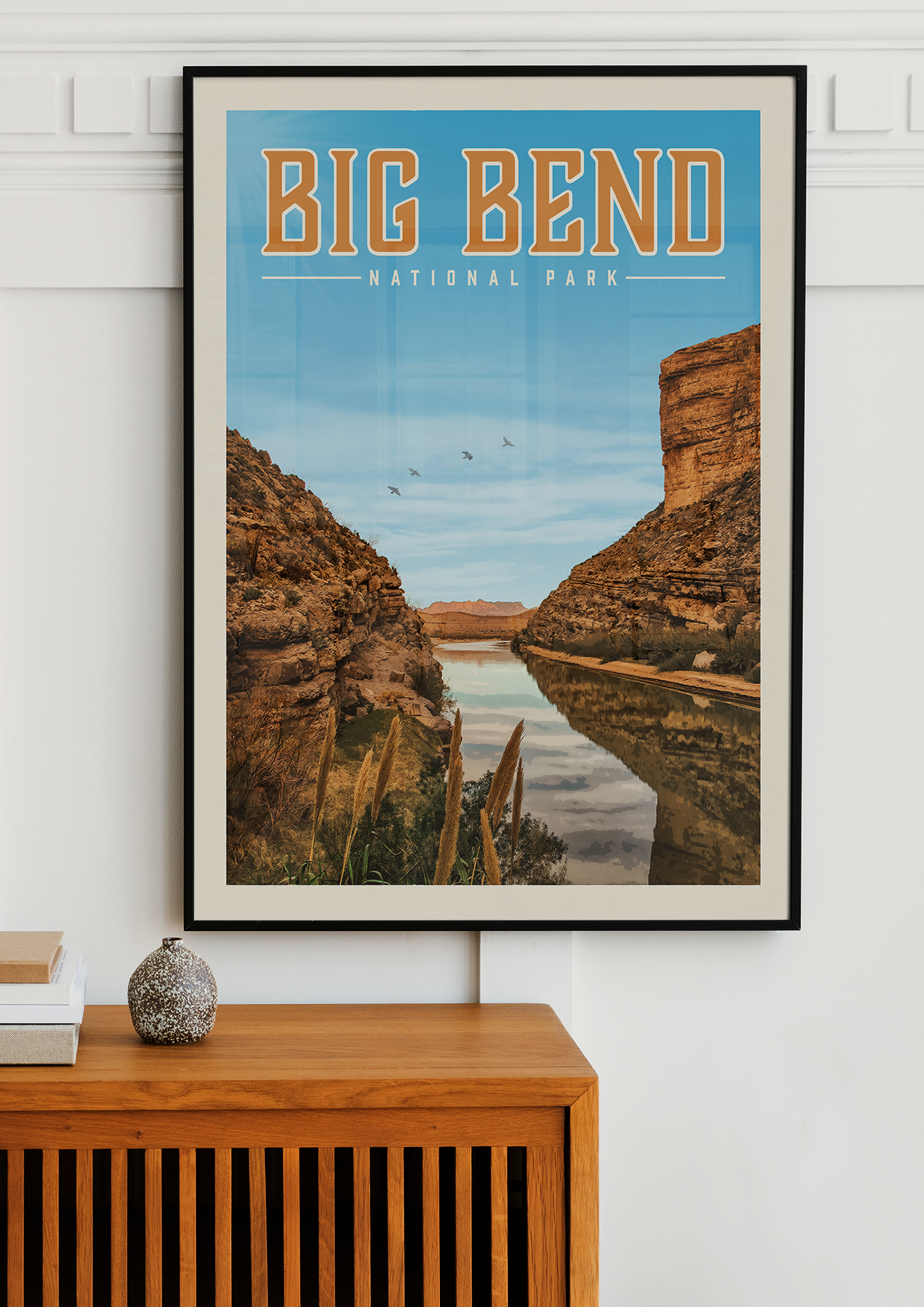 Big Bend Vintage National Park Poster