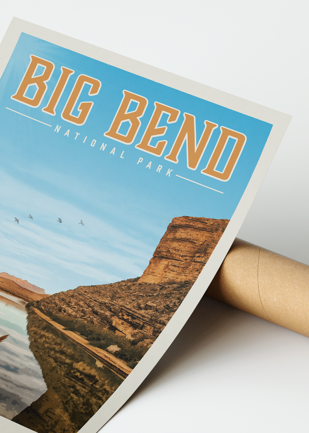 Big Bend Vintage National Park Poster