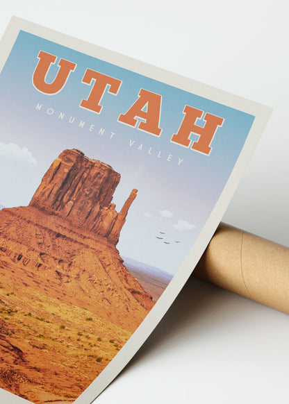 Utah - Vintage Travel Poster