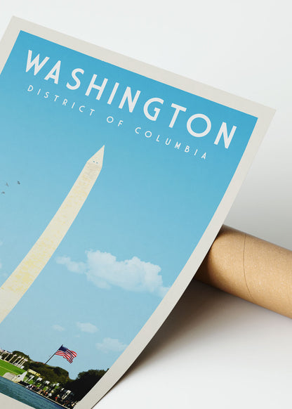 Washington DC - Vintage Travel Poster