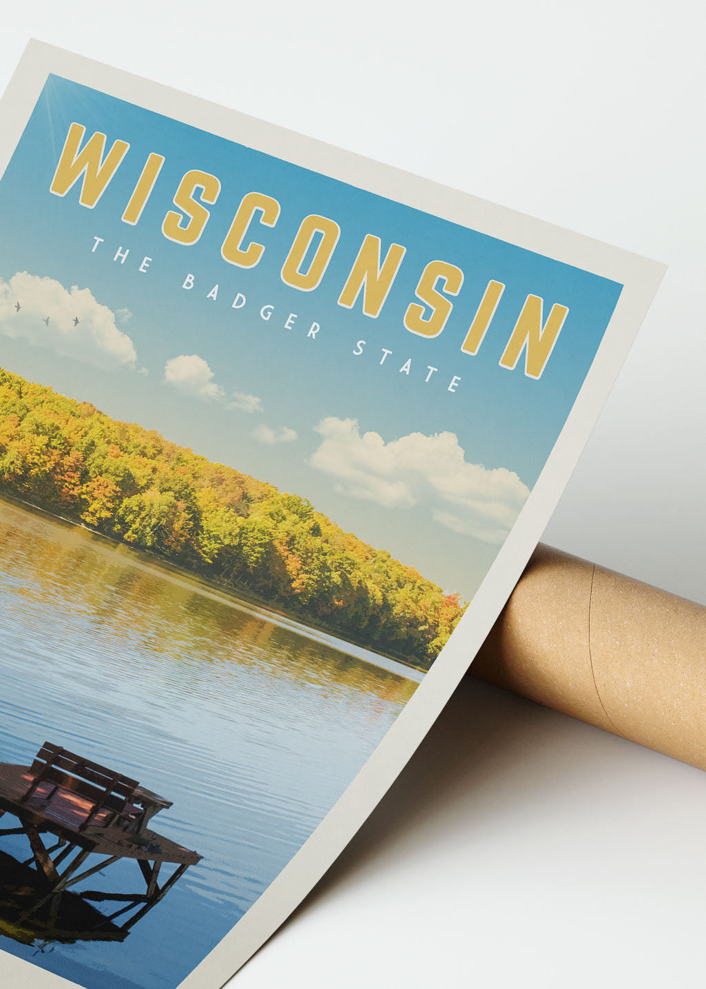 Wisconsin - Vintage Travel Poster