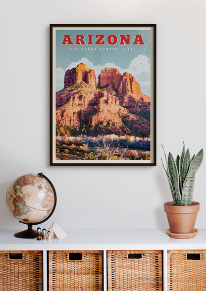 Arizona - Vintage Travel Print - Vintaprints