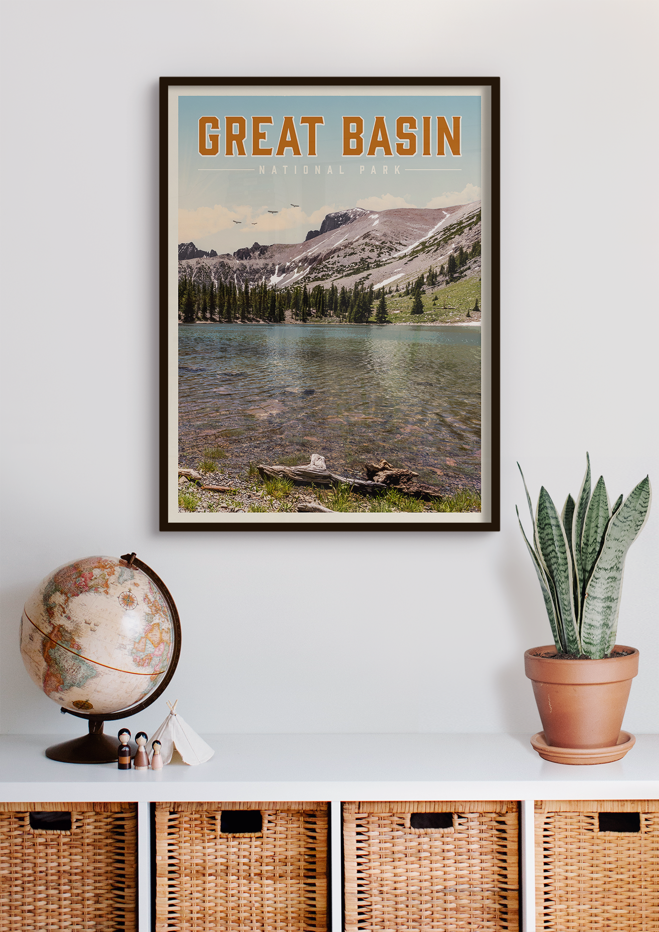 Great Basin Vintage National Park Poster