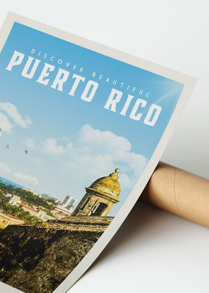 Puerto Rico - Vintage Travel Print