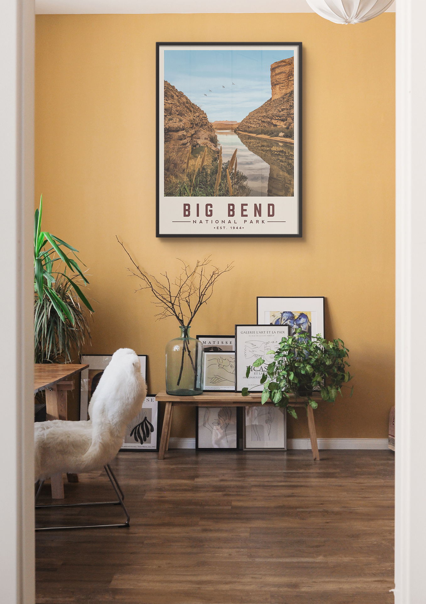 Big Bend Minimalist National Park Poster