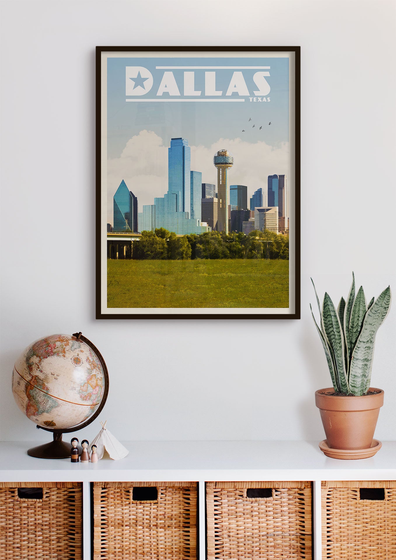 Dallas, Texas - Vintage Travel Poster