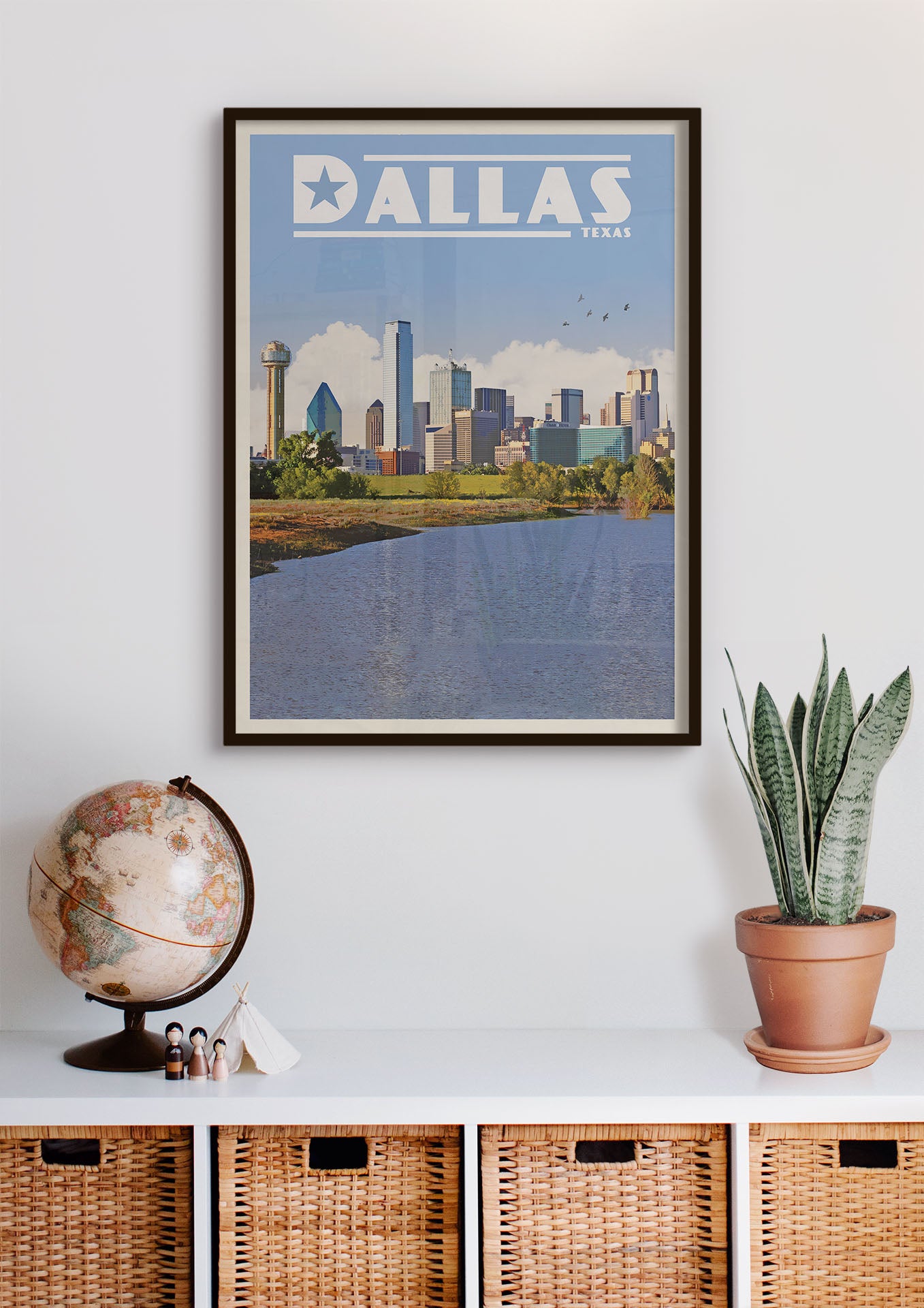 Dallas, Texas - Vintage Travel Print - Vintaprints