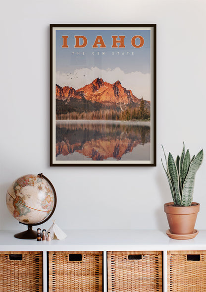 Idaho - Vintage Travel Print - Vintaprints