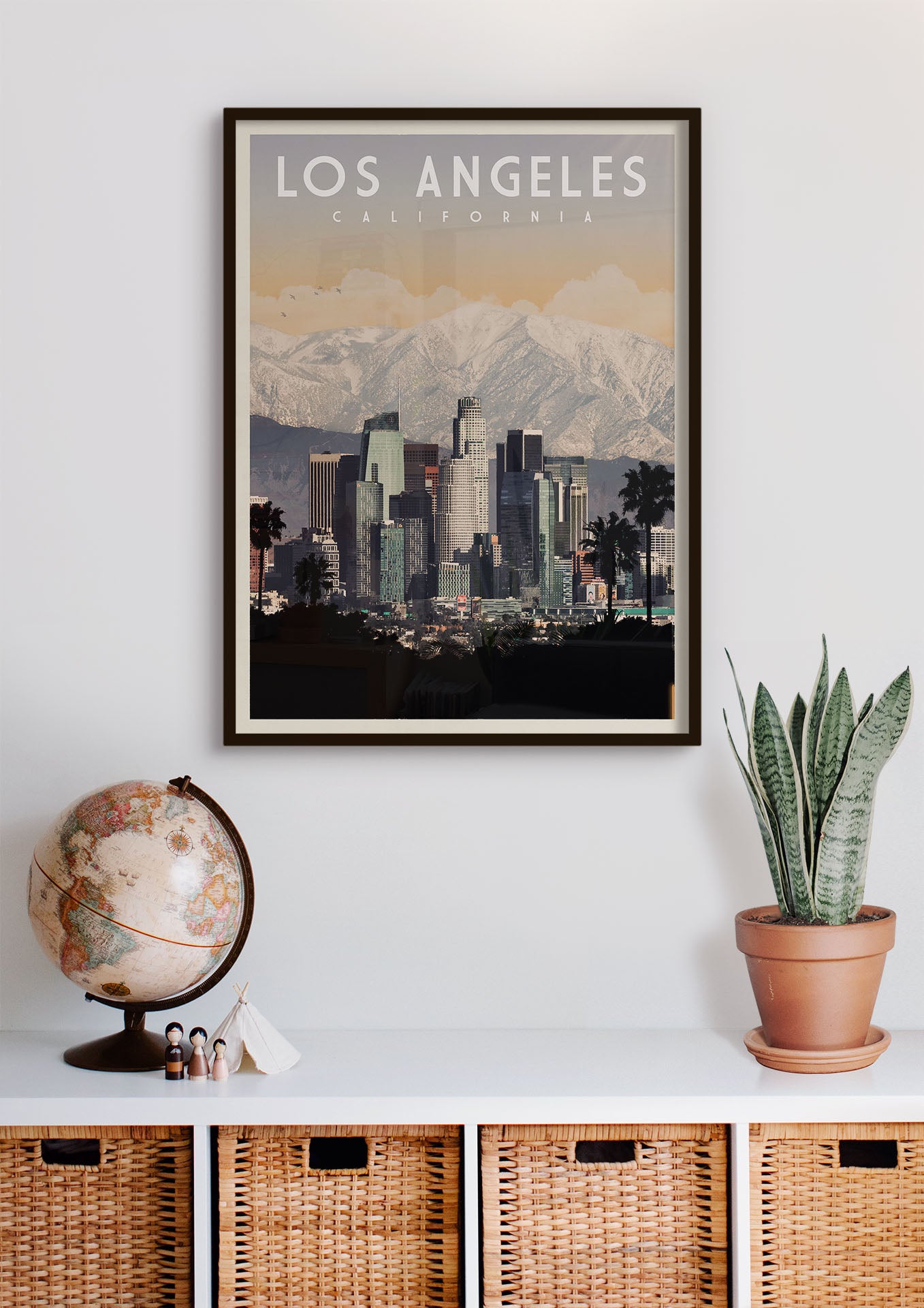 Los Angeles, California - Vintage Travel Print - Vintaprints