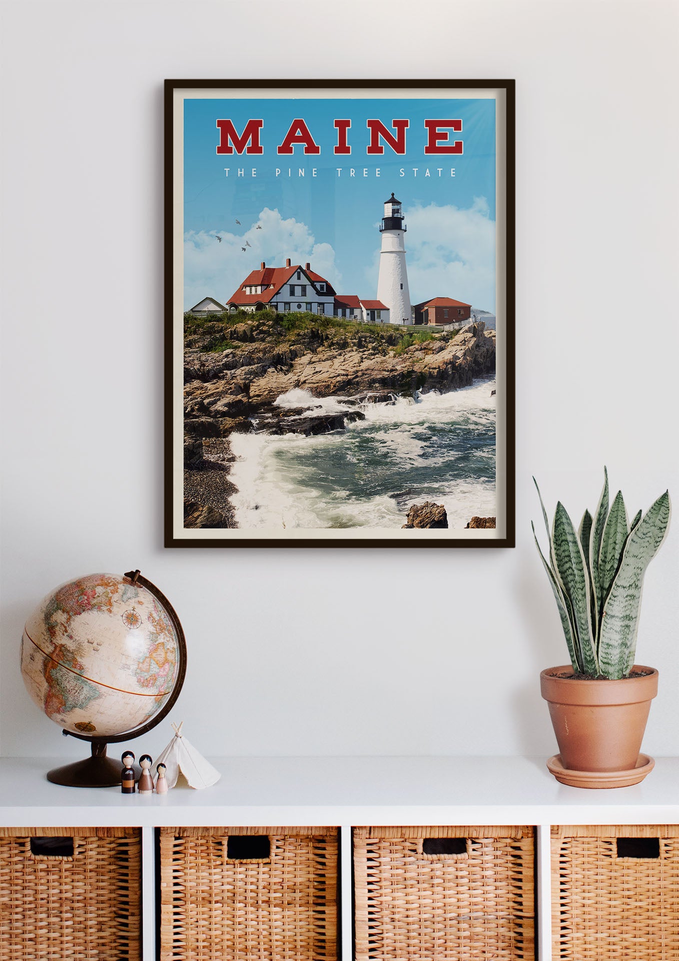 Maine - Vintage Travel Print - Vintaprints