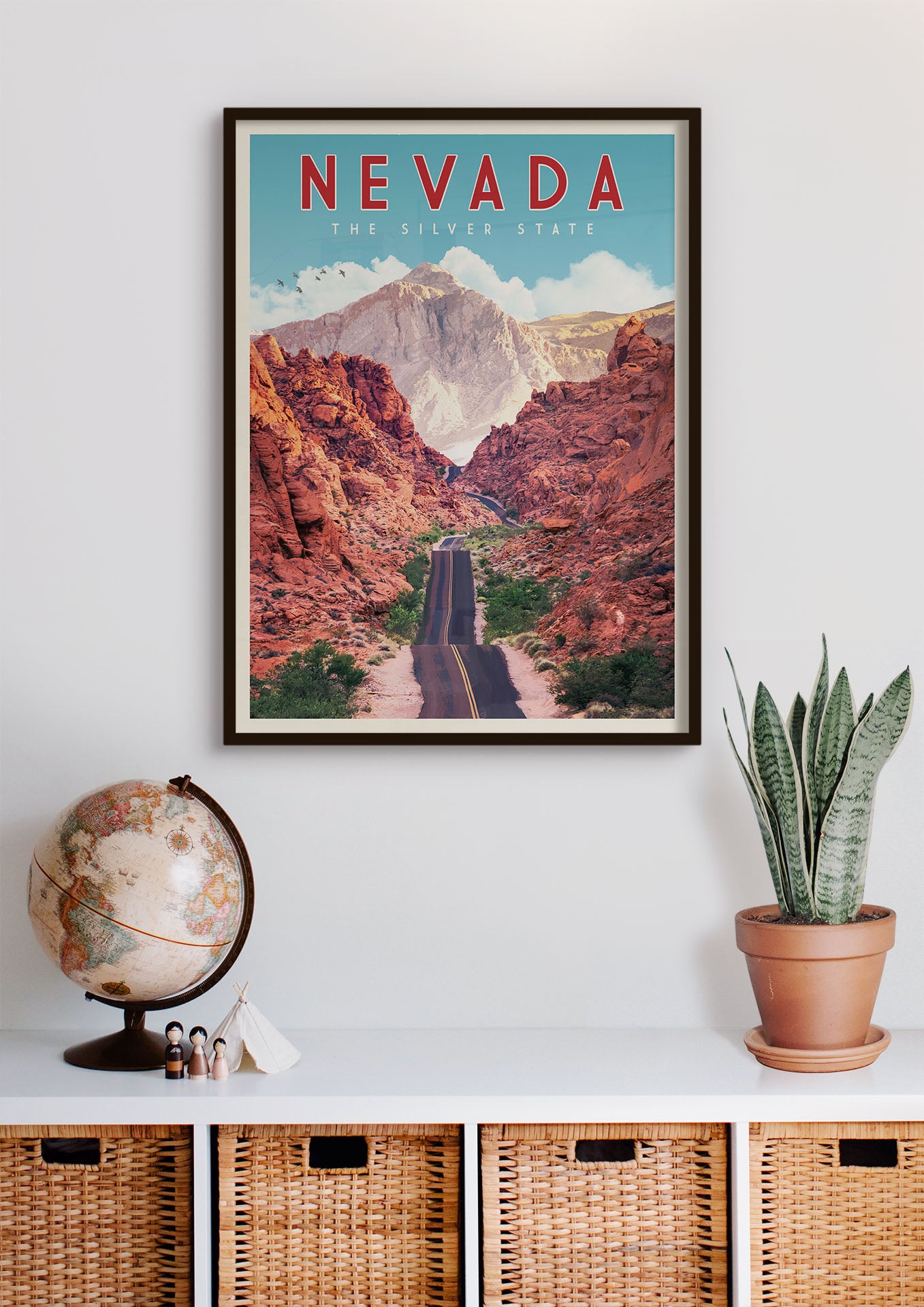 Nevada - Vintage Travel Print - Vintaprints