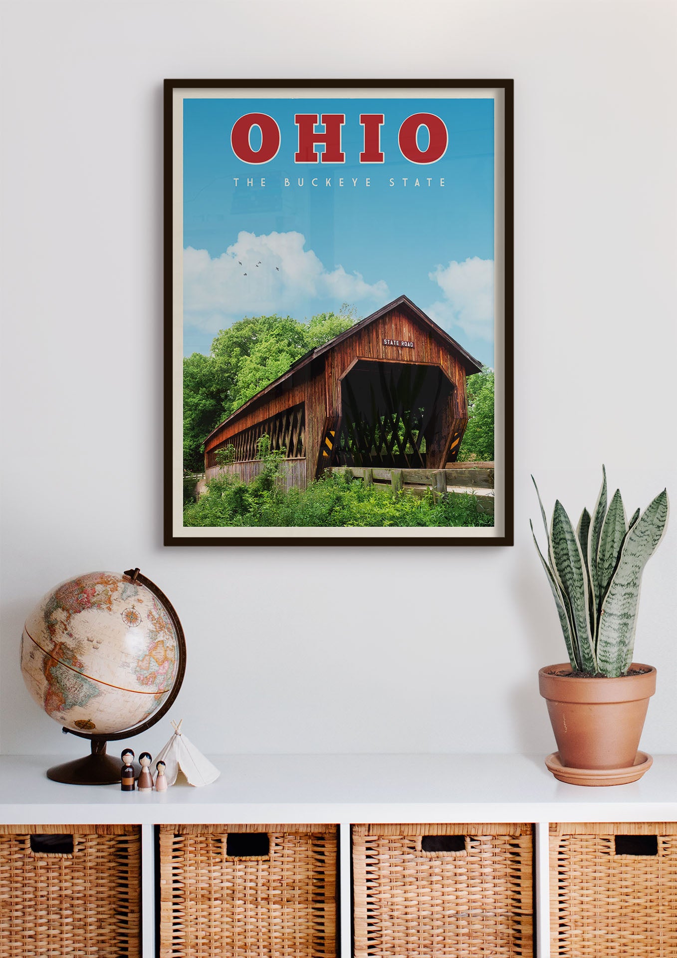 Ohio - Vintage Travel Poster