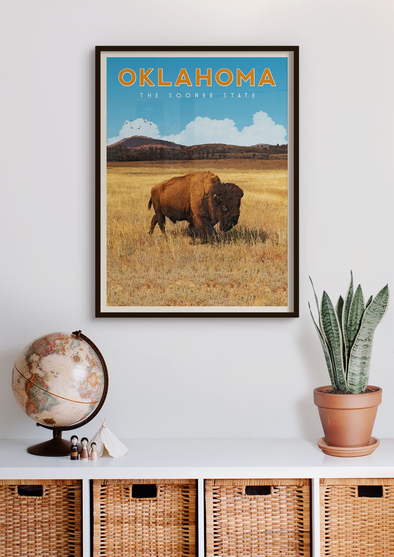 Oklahoma - Vintage Travel Print - Vintaprints