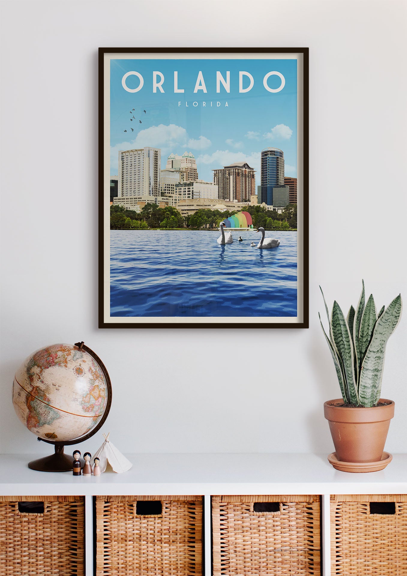 Orlando, Florida - Vintage Travel Print - Vintaprints