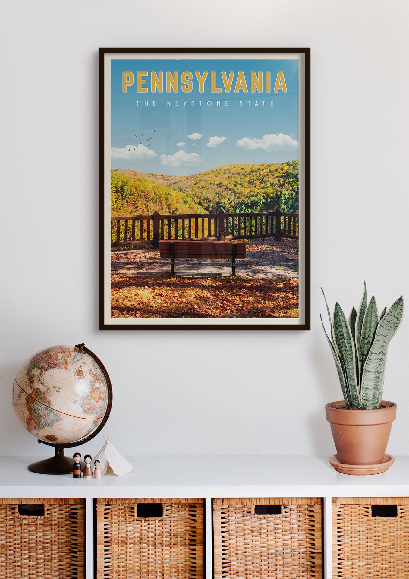 Pennsylvania - Vintage Travel Poster