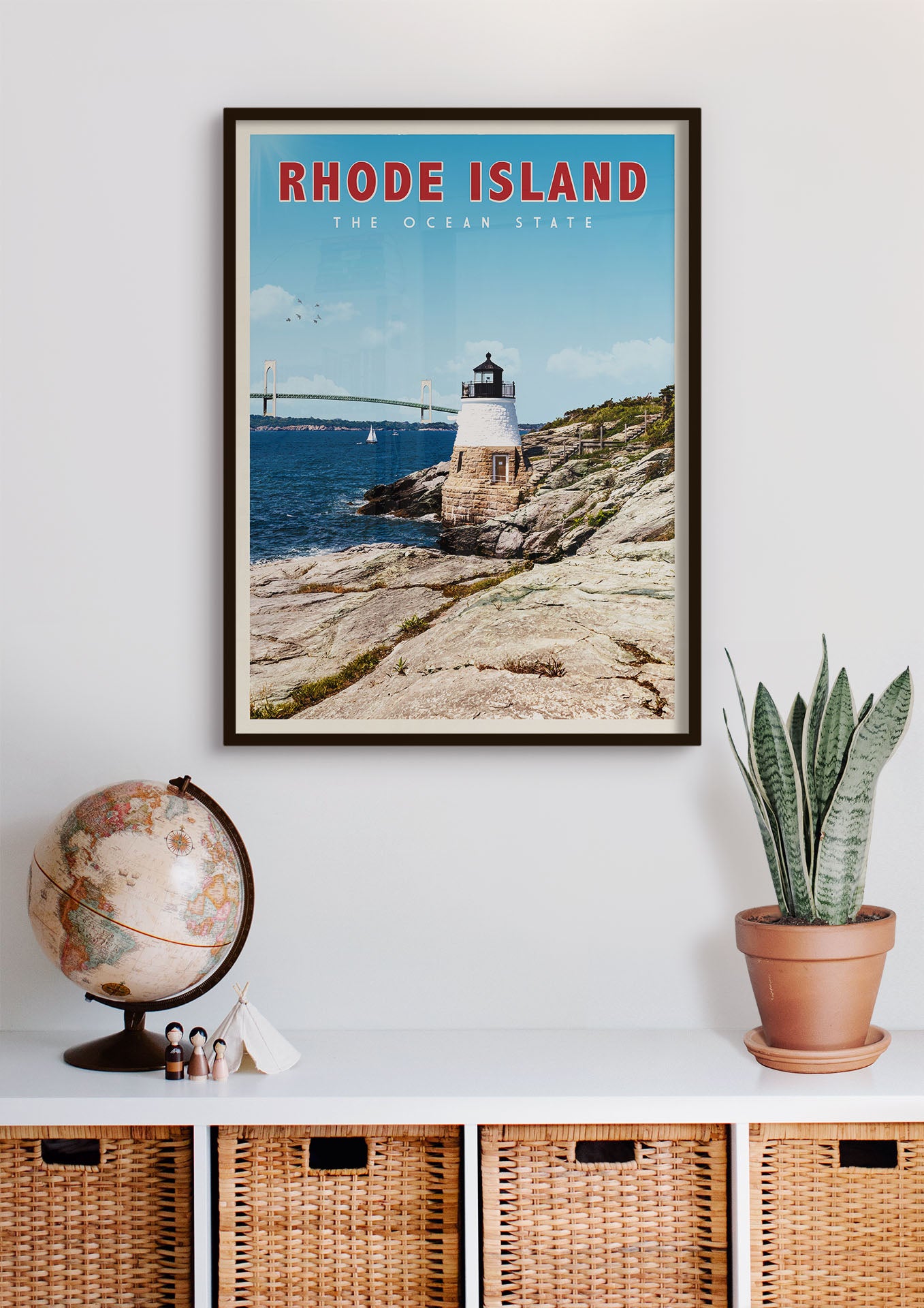 Rhode Island - Vintage Travel Poster