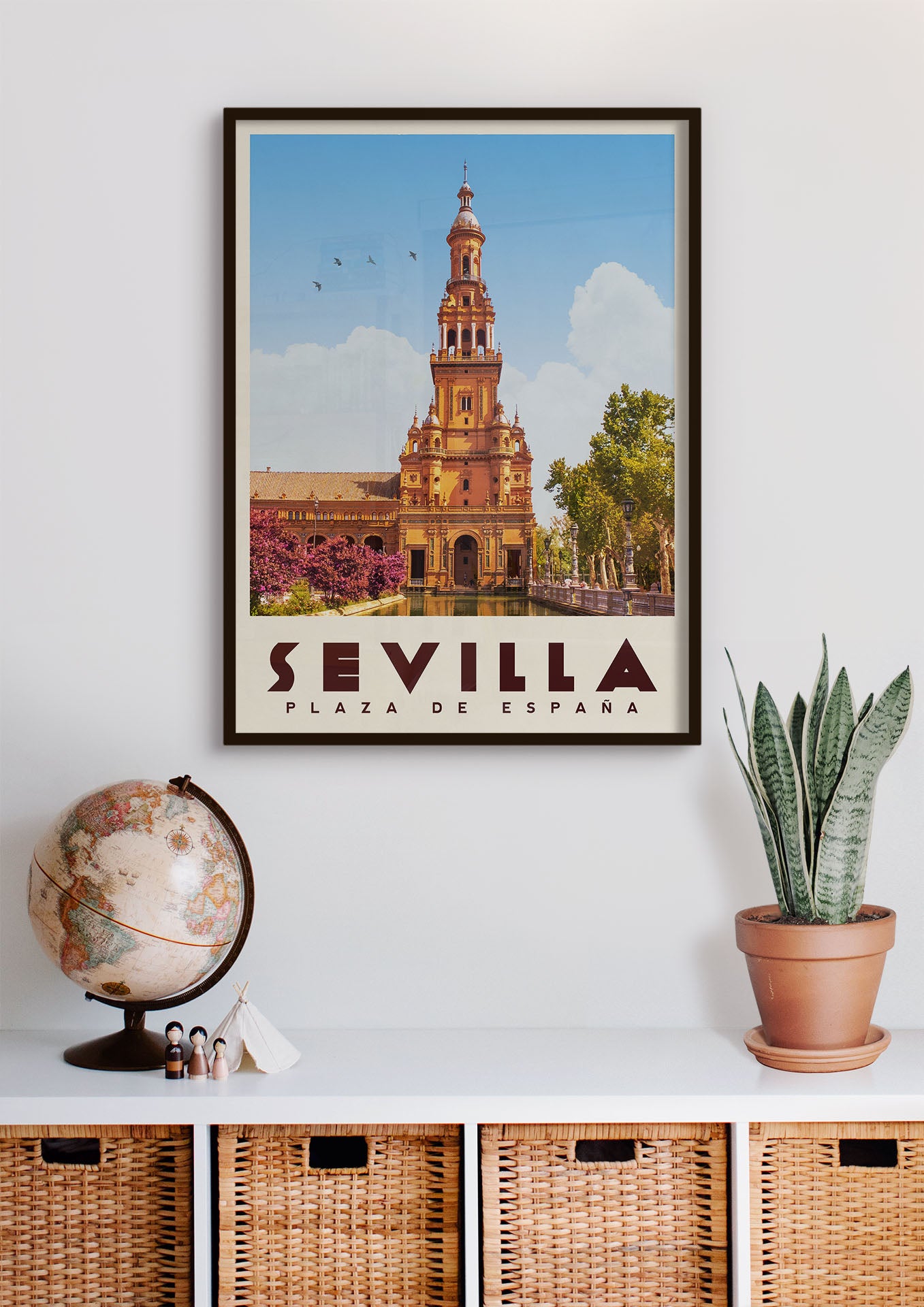 Sevilla, Spain - Vintage Travel Poster