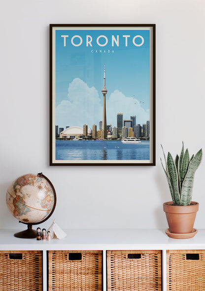 Toronto, Canada - Vintage Travel Print - Vintaprints