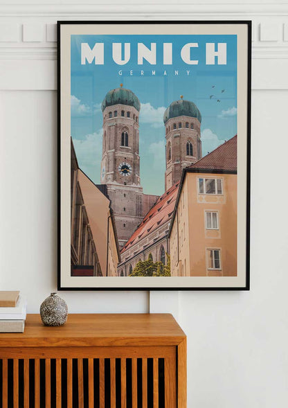 Munich, Germany - Vintage Travel Poster