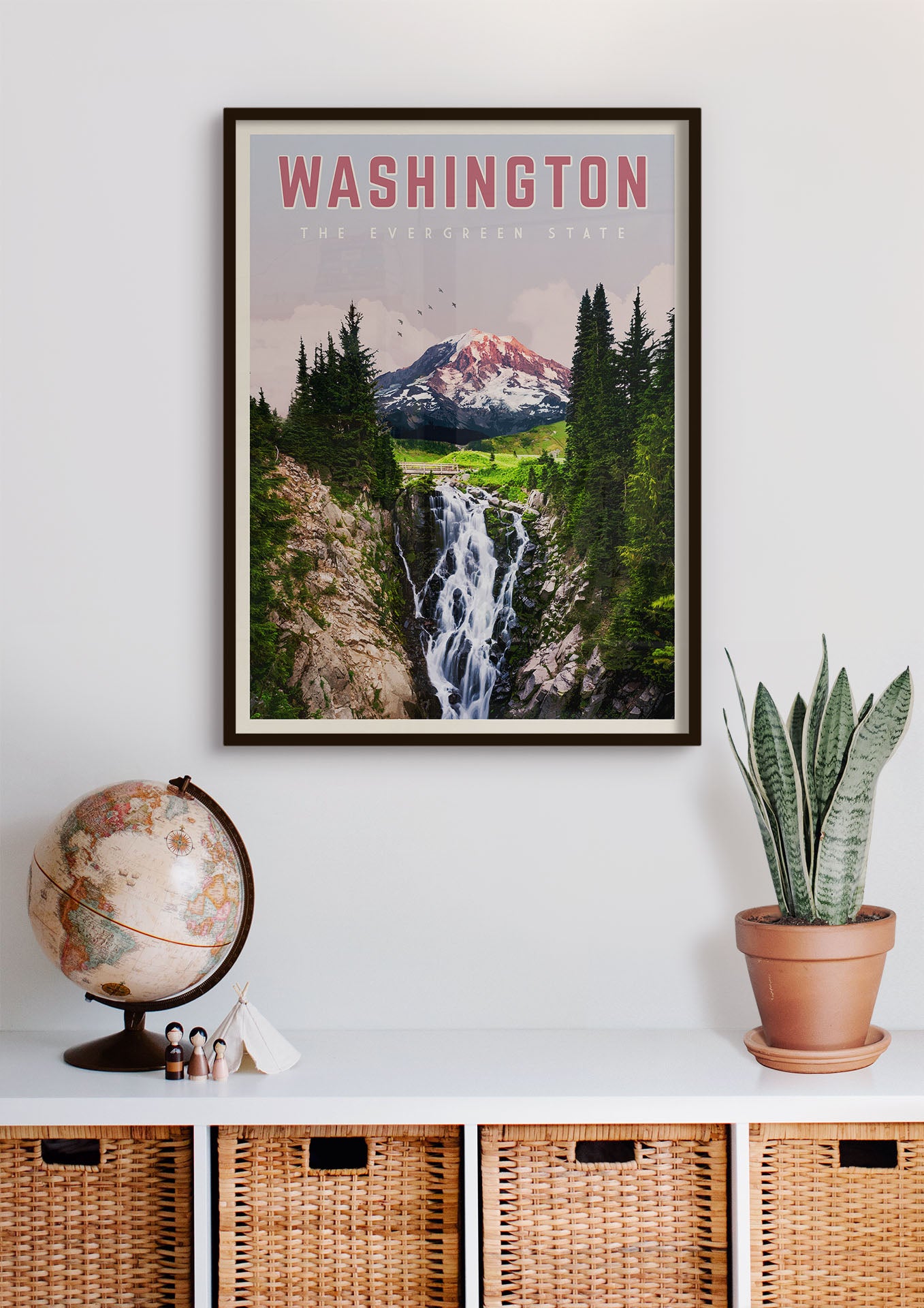 Washington State - Vintage Travel Poster