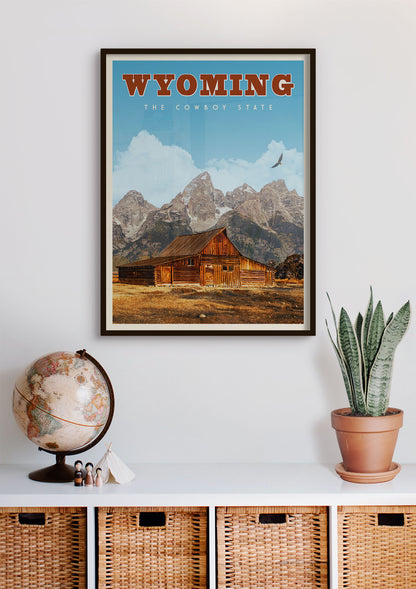 Wyoming - Vintage Travel Poster