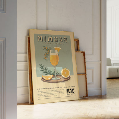 Mimosa - Classic Cocktail Poster