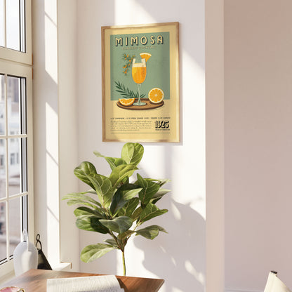 Mimosa - Classic Cocktail Poster