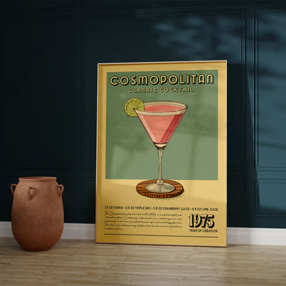 Cosmopolitan - Classic Cocktail Poster