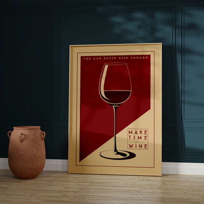 Wine - Vintage Cocktail Poster